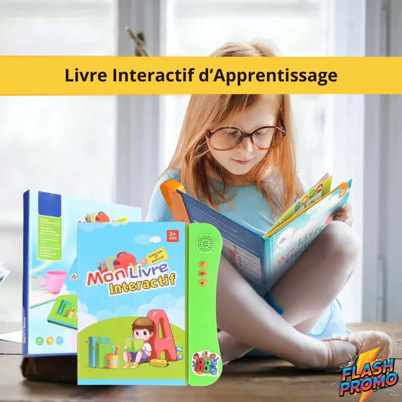 Mon Livre Interactif® Français et Anglais – Sons, Mots & Jeux Éducatifs