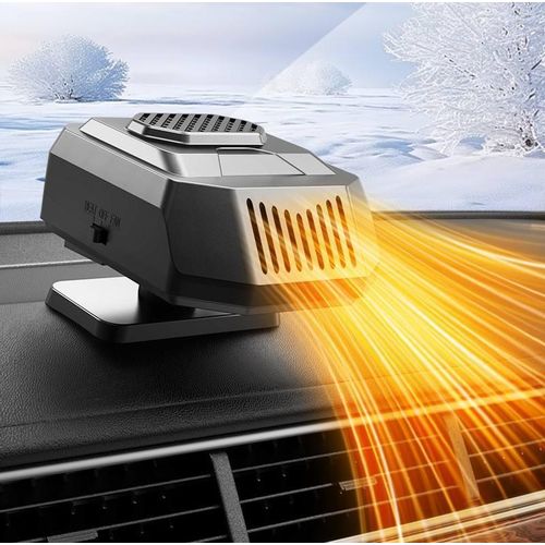 Chauffage portable 2 en 1 pour voiture avec rotation à 360°