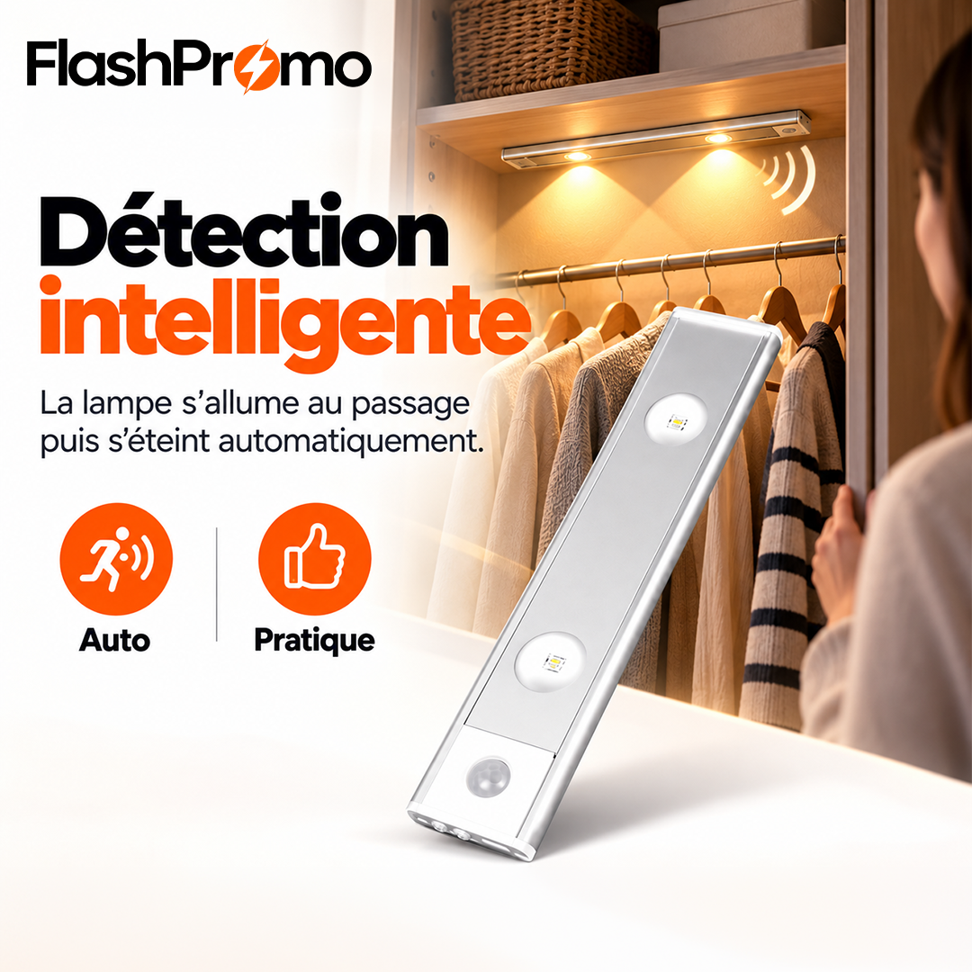Lampe LED à détecteur de mouvement Lampido™