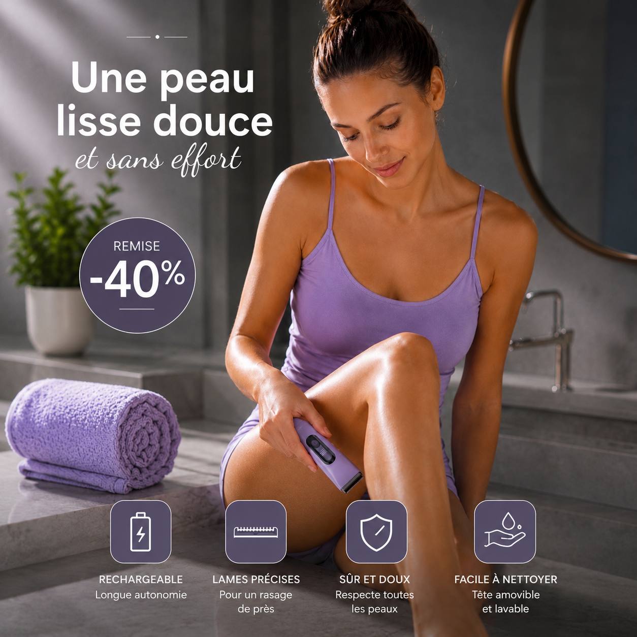 L’Épilateur 2-en-1 Sans Douleur-Glayna One™