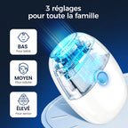 Ponceuse à Ongles Auto - 3 Vitesses Réglables, Silencieuse, LED Intégrée