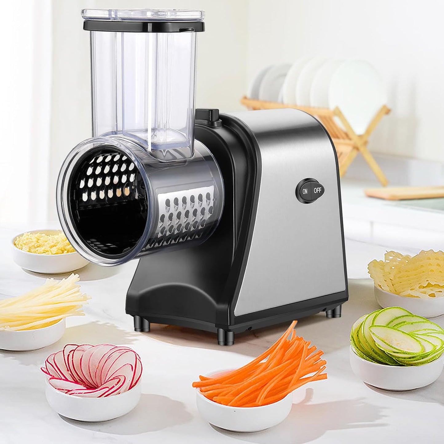 Râpeur Électrique Multifonction 5-en-1 Lexical® 1000W