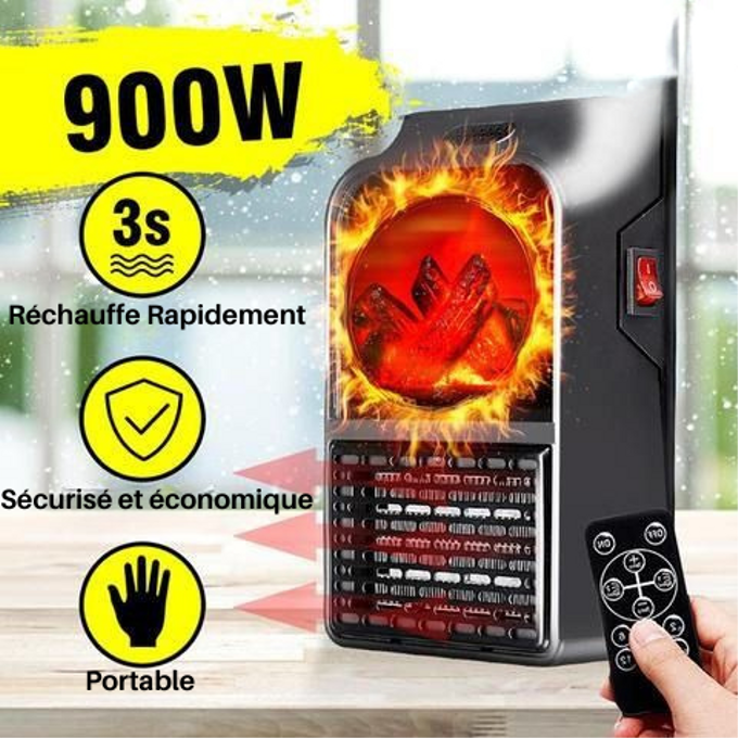 Chauffage Portable  - Flame heater® 900W