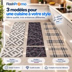 Set de 2 Tapis de Cuisine