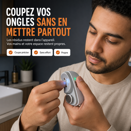 Coupe-ongles électrique 2-en-1 | Qualité Premium