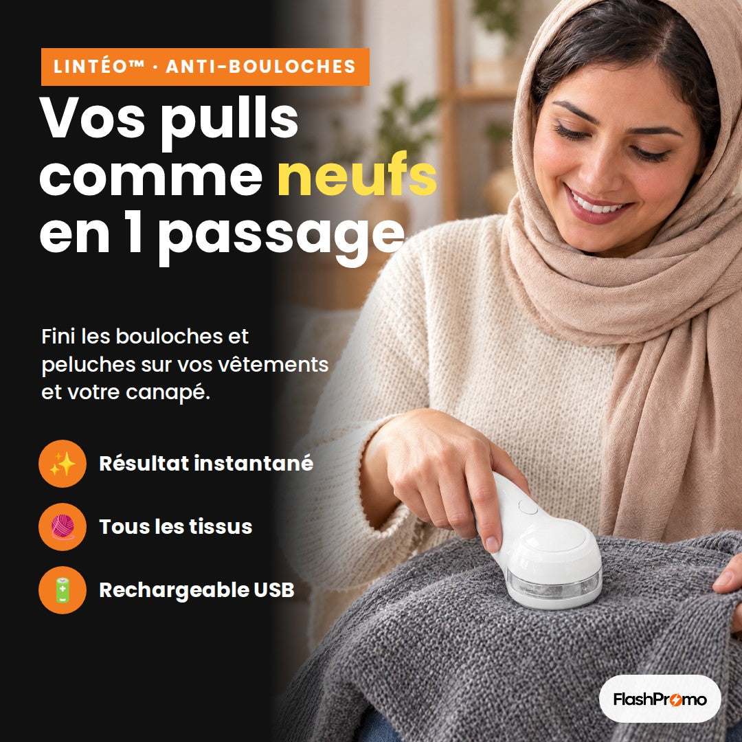 Lintéo™ rasoir anti-bouloches