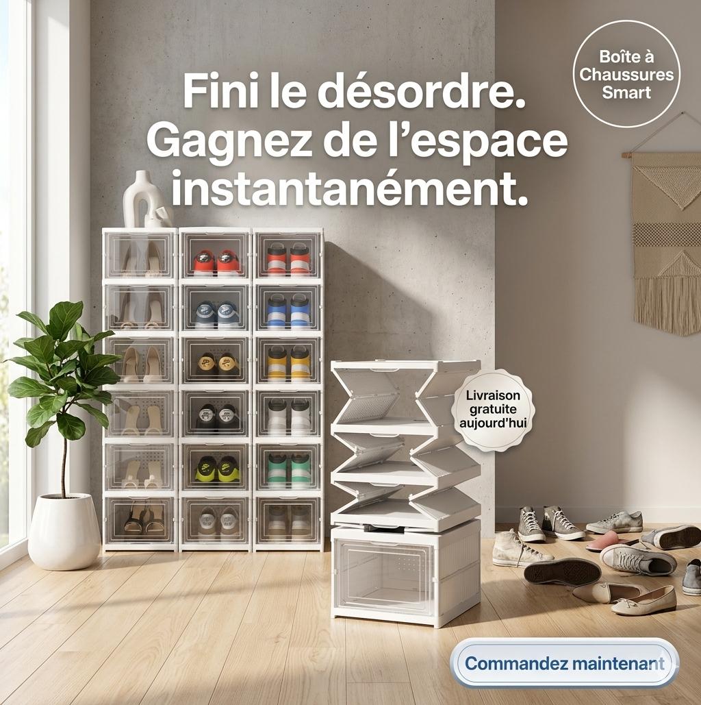 SmartBox™ Rangement Pliable à 6 casiers