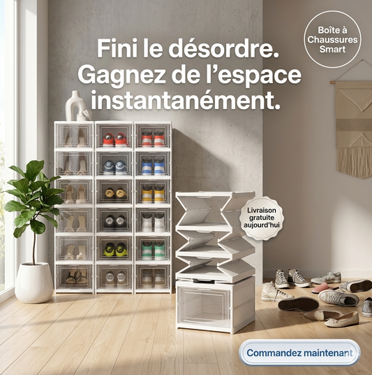 SmartBox™ Rangement Pliable à 6 casiers