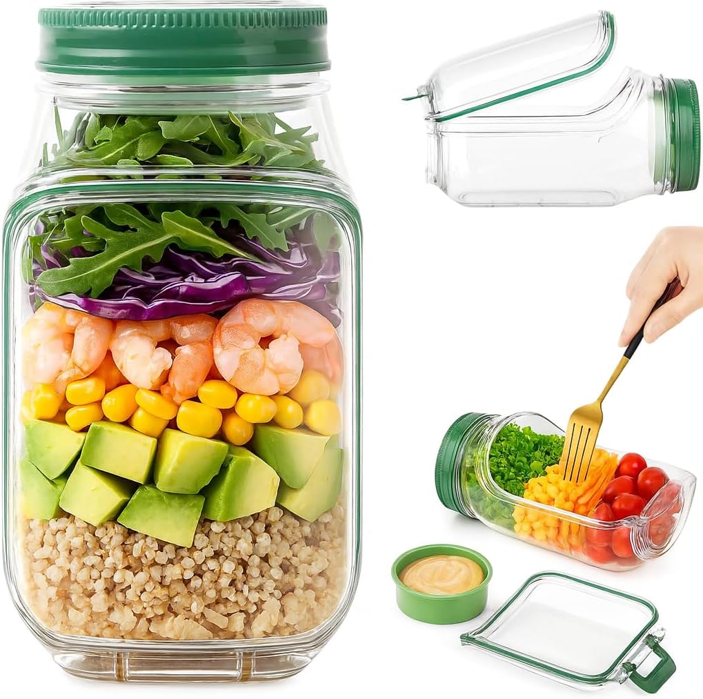 Boîte à Salade Portable 2-en-1