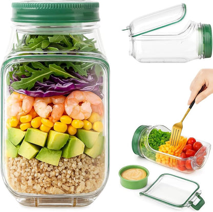 Boîte à Salade Portable 2-en-1