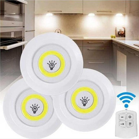 Pack de 3 lampes LED sans fil télécommandées