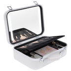 Trousse de maquillage de voyage avec miroir LED - Qualité Premium (Vide)
