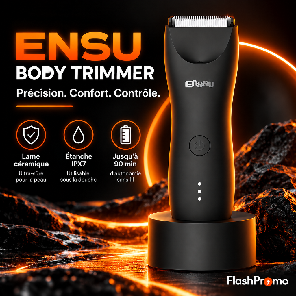 Tondeuse Enssu Fidèle™ avec support - Zéro irritation garantit