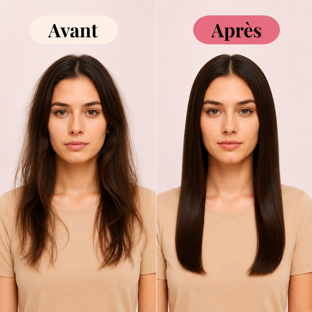 Brosse lissante chauffante portable Blyss™️