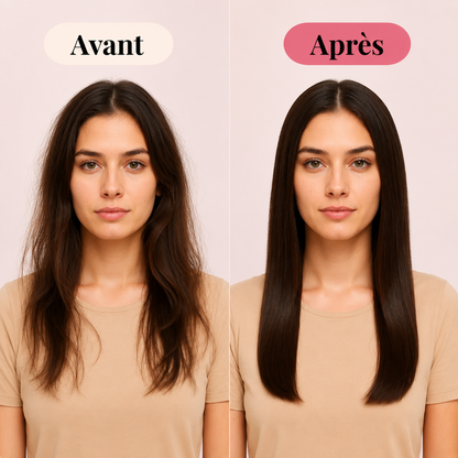 Brosse lissante chauffante portable Blyss™️