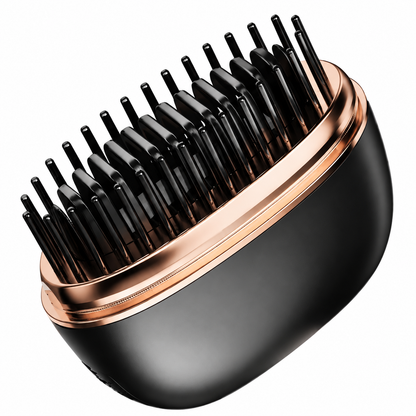 Brosse lissante chauffante portable