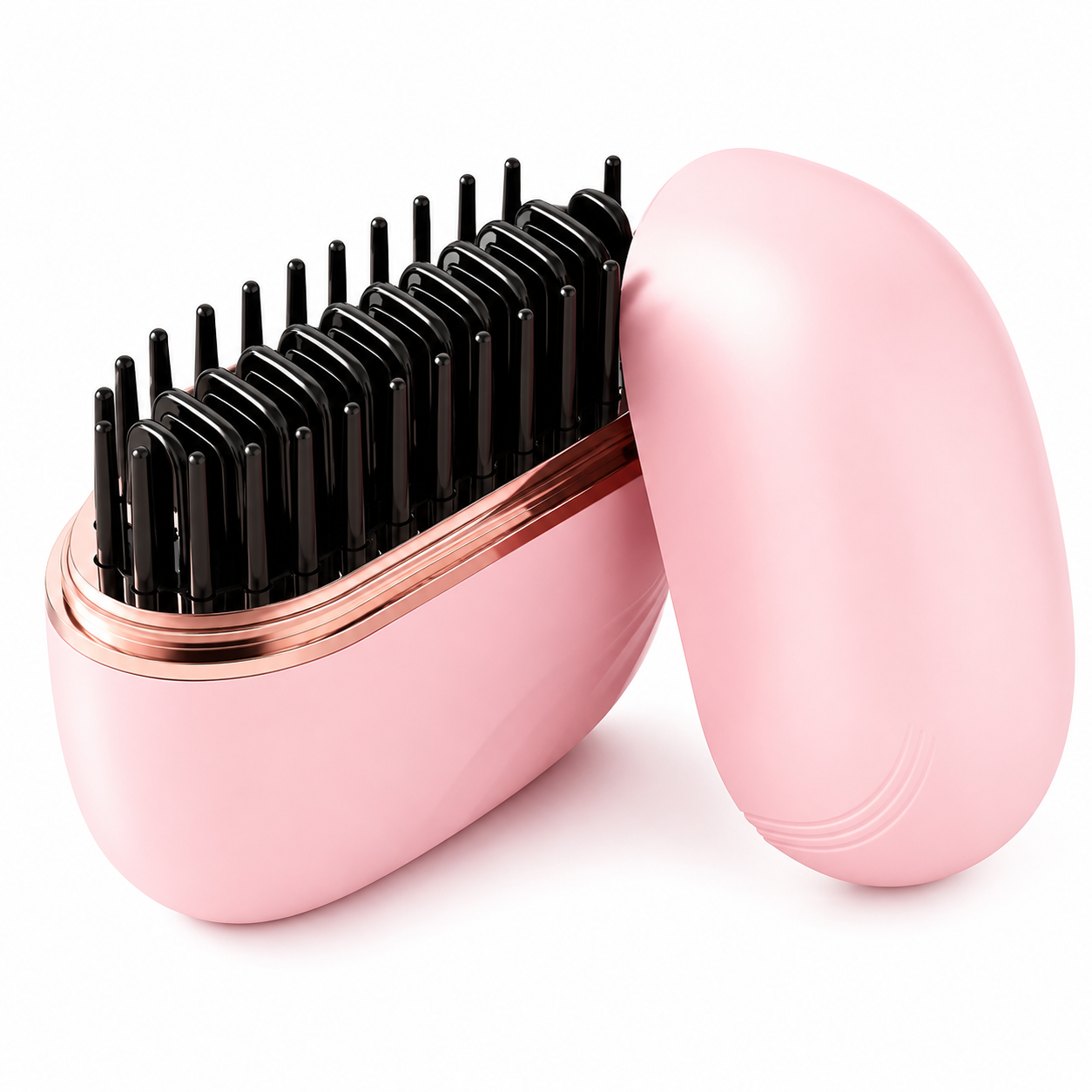 Brosse lissante chauffante portable