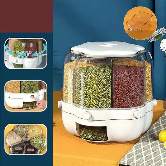 Distributeur multi-céréales 360° - Qualité Premium 6.5Kg